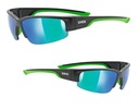 Спортивные очки UVEX SPORTSTYLE 215 Black Mat Green 2716 (кат. S3)