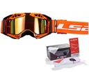 ОЧКИ LS2 MOTO ENDURO/CROSS AURA PRO ОРАНЖЕВОЕ СТЕКЛО ЗЕРКАЛО + ПРОЗРАЧНОЕ + PINLOCK