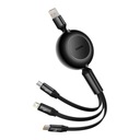 КАБЕЛЬ BASEUS BRIGHT MIRROR 2 С МУТКОЙ 3В1 USB - MICRO+LIGHTNING+ C 66W 1.1M
