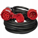 РЕЗИНОВЫЙ УДЛИНИТЕЛЬ ПИТАНИЯ H07RN-F 5x6 32A 5м