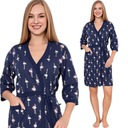 ЖЕНСКИЙ ТОНКИЙ ХЛОПКОВЫЙ ХАЛАТ С ЗАВЯЗКОЙ/КАРМАНОМ