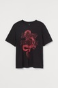 H&M топ свободная футболка с принтом 42 XL M152