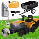 КОМПЛЕКТ БЕНЗИНОВОГО САДОВОГО ТРАКТОРА STIGA ESTATE 384 С ДОПОЛНИТЕЛЬНЫМ ПРИЦЕПОМ