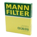 FILTRO DE CABINA MANN CU26010 