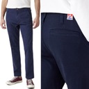 Wrangler CASEY JONES CHINO Dark Sapphire TMAVOMODRÁ CHINOSY W30 L34