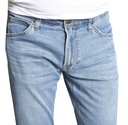 LEE DAREN rovné nohavice jeans straight ZIP FLY W36 L32 Odtieň svetlo modrý