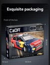 CADA AUTÓ ÉPÍTŐKOCKA MODELL CITROEN C4 WRC 2008 1569 ELEM Anyag műanyag