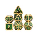 CZŁOWIEK ZAGADKA ZESTAW 7 METALOWYCH KOŚCI RPG