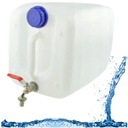 Контейнер для воды с краном, 20-литровая пузырьковая канистра, герметичный резервуар с ручкой