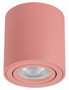 Накладной светодиодный точечный потолочный светильник с галогенной трубкой GU10, розовый