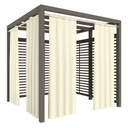 ВОДОНЕПРОНИЦАЕМЫЕ ШТОРЫ ДЛЯ ТЕРРАСЫ 155х230 ДЛЯ БЕСЕДКИ, ВЫБОР ЦВЕТА И РАЗМЕРА