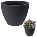 Большой GARDEN POT, внешний пластиковый цветочный горшок, круглый, 37,5x48 см