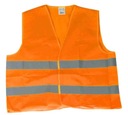 KAMIZELKA OSTRZEGAWCZA POMARAŃCZOWA XXL