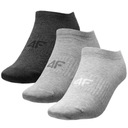 35-38 Dámske ponožky 4F sivá melanž H4L22 SOD30