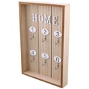 ВЕШАЛКА ДЛЯ КЛЮЧЕЙ ШКАФ ХРАНЕНИЕ ХРАНЕНИЕ ДОМ 6 КРЮЧКОВ