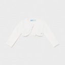 MAYORAL 306 Болеро для девочки, белое [Размер: 98см.]