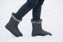 Dámske snehule Nordman teplé topánky ala emu veľ.36 Vrchný materiál guma