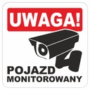 Наклейка «МОНИТОРИРУЕМОЕ АВТОМОБИЛЬ» 10см автоМОНИТОРИНГ