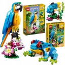 LEGO CREATOR 31136 НАБОР КИРПИКОВ 3 В 1 ЭКЗОТИЧЕСКИЙ ПОПУГАЙ РЫБА ЛЯГУШКА ПОДАРОК