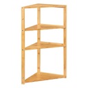 Угловая ПОЛКА ДЛЯ ВАННОЙ BAMBOO ПОЛКА, 3 уровня