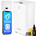 БЕСШУМНЫЙ ОСУШИТЕЛЬ ВОЗДУХА АБСОРБЕР ВЛАЖНОСТИ 12л/24ч + WiFi + ТАЙМЕР