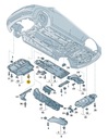 НОВЫЙ ОРИГИНАЛЬНЫЙ ВИНТ AUDI OE С ПЛОСКОЙ ГОЛОВКОЙ TORX, САМОСТОЯТЕЛЬНЫЙ 1K0825951