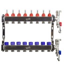 ROZDZIELACZ GOSHE INOX R-8 Z PRZEPŁYWOMIERZAMI