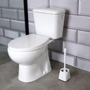WC kefa SILIKON s odkvapkávacou nádobou biela kúpeľňová Materiál plast