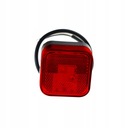 КВАДРАТНАЯ КРАСНАЯ СВЕТОДИОДНАЯ ЛАМПА СО СВЕТООТРАЖАЮЩИМИ