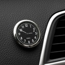 Декоративная аналоговая наклейка на автомобильные часы, хром, черный/черный PL