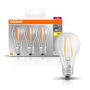 СВЕТОДИОДНАЯ НИТЬ E27 6.5W 60W 806lm 2700K OSRAM 3шт.