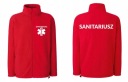 Bluza polar Sanitariusz męska czerwona XL