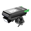 Спидометр с велосипедной передней фарой и звуковым сигналом, ЖК-дисплей USB, зеленый