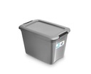 Plastikowy pojemnik RobuStore 55 l szary