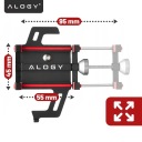 Тримачі Alogy Чорний Rowerowy