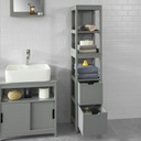 FRG126-SG Vysoký regál do kúpeľne kúpeľňová polica so zásuvkami kúpeľňov Kód výrobcu FRG126-SG
