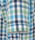 Kockovaná pánska košeľa krátky rukáv so stojačikom 4XL Kód výrobcu Koszula Redmond