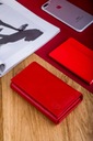 Женский кожаный кошелек BETLEWSKI, кожа RFID, отделения для карт, красный