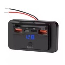 ГНІЗДО АВТОМОБІЛЬНИЙ MONTAZOWE 12V 24V 4XUSB PD QC 3.0 ON ВИКЛЮЧЕНИЙ 96W КРИШКА  (18782811291) фото min 10