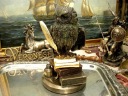 МУДРАЯ СОВА С ПЕРО НА КНИГАХ VERONESE GRAWER v