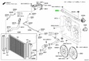 TOYOTA RAV4 12-18 SUPERIOR BRIDA SOPORTE DEL RADIADOR 1671236030 ORIGINAL 