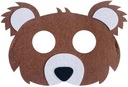 Маска из фетра TEDDY, костюм для маскировки медвежонка