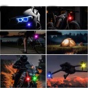 БЕЗПРОВОДНІ ЛАМПОЧКИ ПОПЕРЕДЖУЮЧІ LED (СВІТЛОДІОД) RGB 4 ШТ Z ПУЛЬТОМ IP65  (18742986332) фото min 11