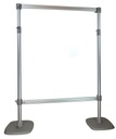 РЕГУЛИРУЕМАЯ РАМКА-СТОЙКА, настенная, баннерная, ширина 1,5 м.