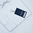 Elegantná vizitka klasická hladká biela pánska košeľa PREMIUM Regular-fit Veľkosť goliera 43