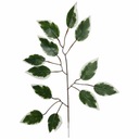 LEAF LEAVES БОЛЬШИЕ ПЛОТНЫЕ ИСКУССТВЕННЫЕ Ветка для центрального украшения фикуса Бенджамина 40см