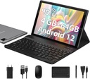 Планшет 10,1 дюйма, восьмиядерный процессор, 4 ГБ + 64 ГБ, Android 12.0, 4G LTE, Wi-Fi-клавиатура