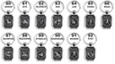Брелок для ключей AUDI MAZDA VW KIA и других дизайнов ГРАВИРОВКА [B24]