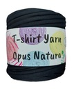 T-SHIRT Yarn Opus Natura 100% z recyklingu 120m, przędza bawełniana czarna