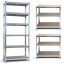 МЕТАЛЛИЧЕСКИЙ СТЕЛЛАЖ ДЛЯ ХРАНЕНИЯ 222x90x40см ПОЛКА ШКАФА